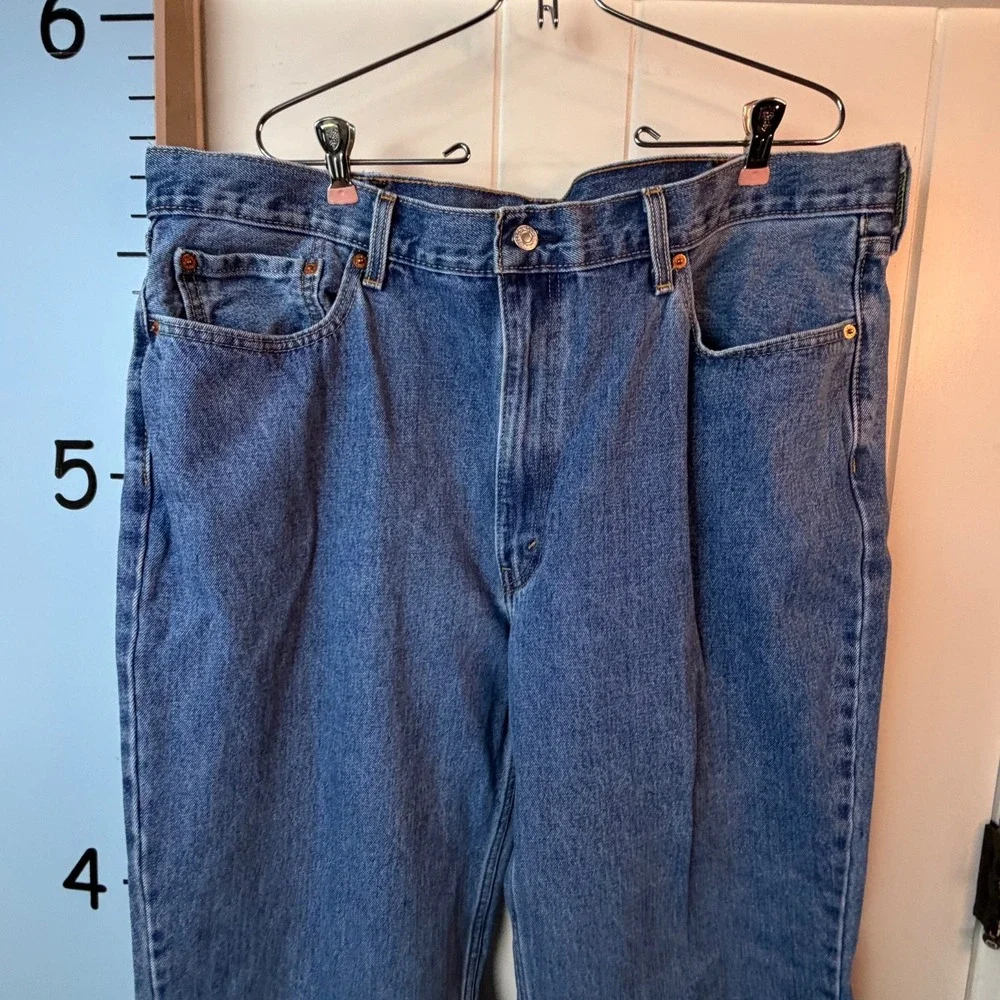 Levi's 550 Men's Relaxed Fit Blue Jeans Stonewash Blue 42X30‎